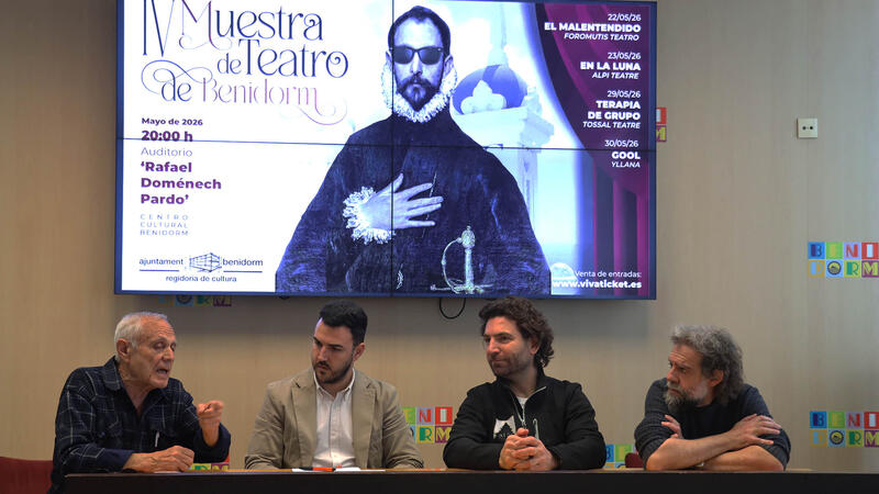 La IV edición de la Muestra de Teatro trae a Benidorm cuatro representaciones de compañías profesionales y amateurs 